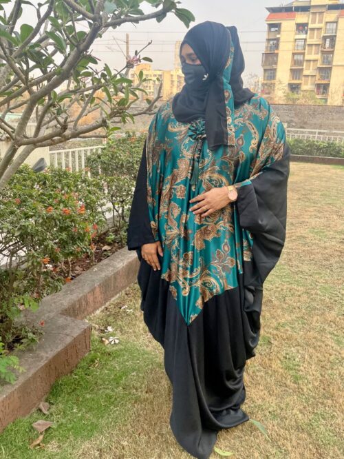 Printed Kaftan Abaya - Image 3