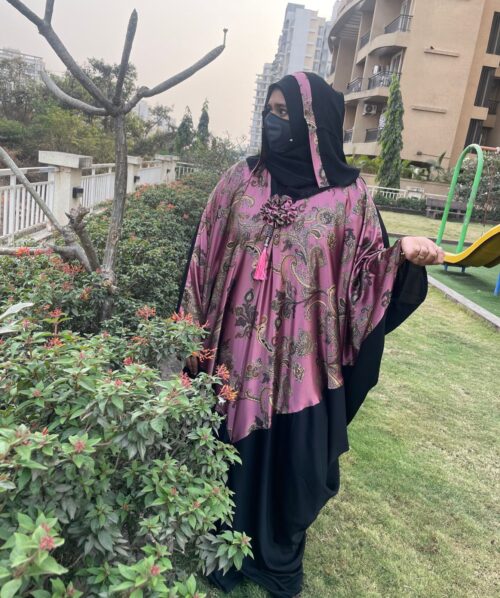 Printed Kaftan Abaya - Image 5