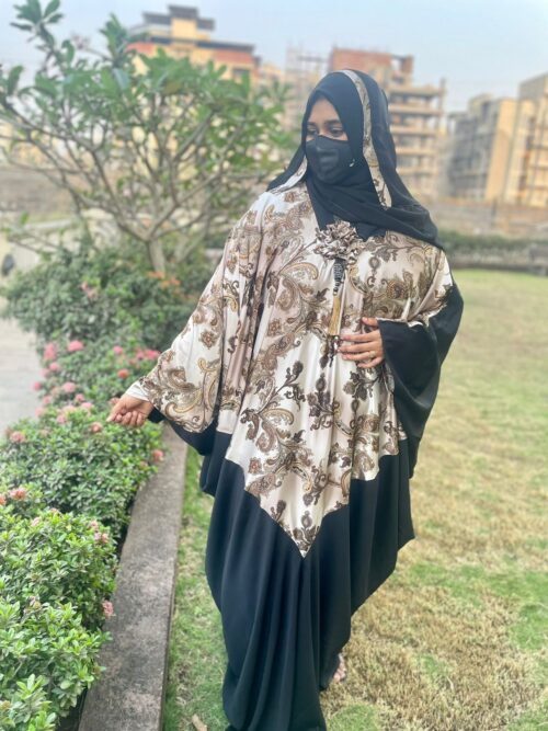 Printed Kaftan Abaya - Image 6