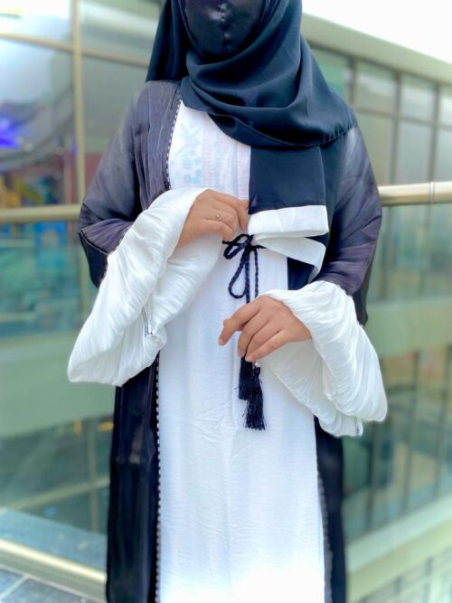 Black - Organza Abaya