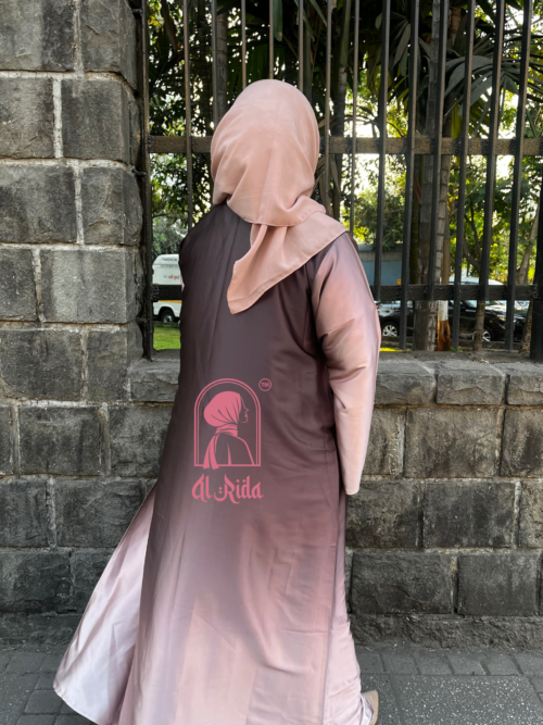 Brown - Ombre Abaya - Image 2