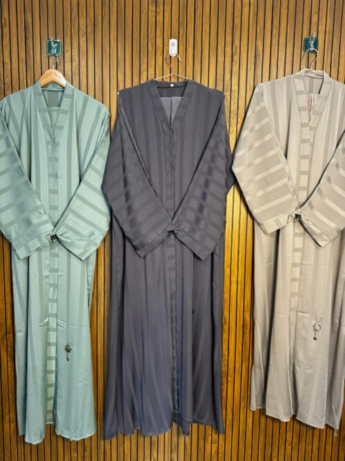 Self Stripe Abaya