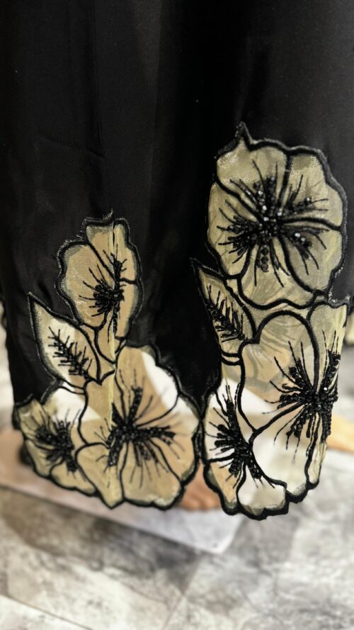 3D Floral Abaya - 2 - Image 4